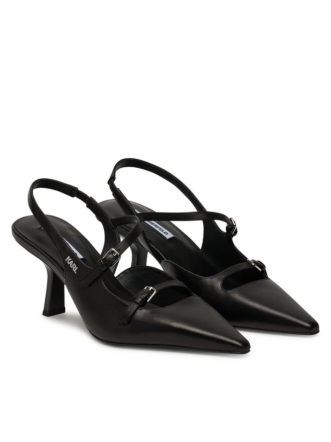 KARL LAGERFELD Pantofi cu toc subțire KARL LAGERFELD KL33623 Negru