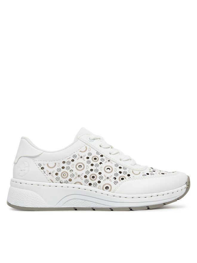 Rieker Snīkeri Rieker N6506-80 Balts