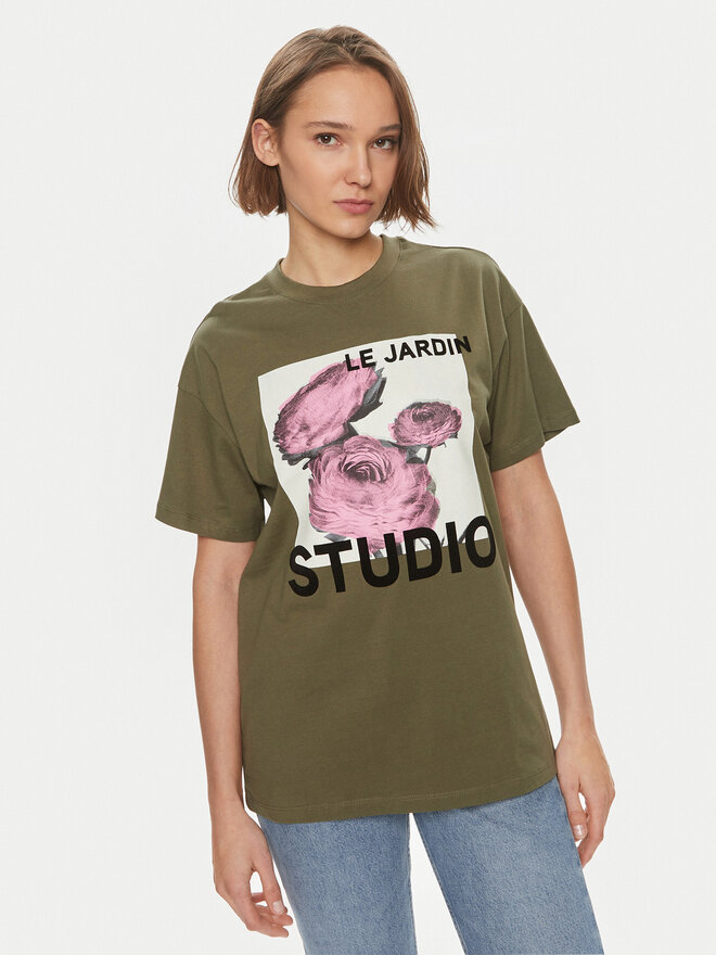ONLY ONLY T-Shirt Pixie 15316702 Πράσινο Regular Fit
