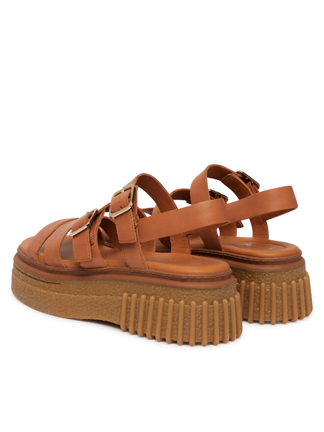 Clarks Босоніжки Clarks Evamar Strap 26185889 Коричневий