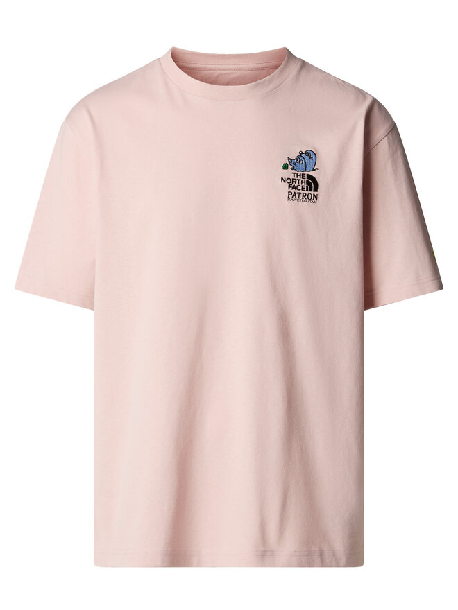 The North Face The North Face Camiseta Unisex Mountain Cleanup NF0A8C4D Rosa Oversize