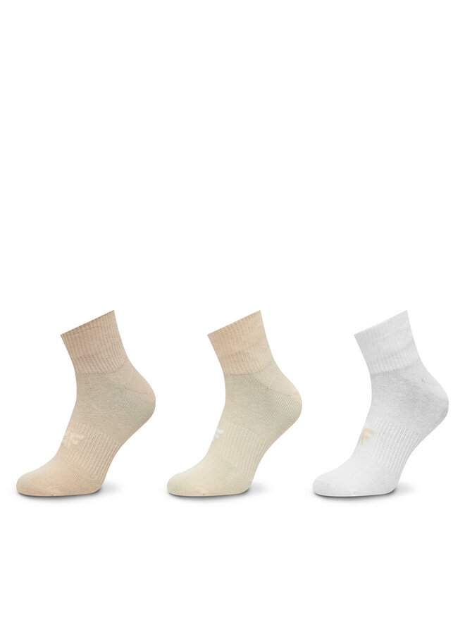4F Sada 3 párů vysokých ponožek unisex 4F 4FJWMM00USOCU330 Barevná
