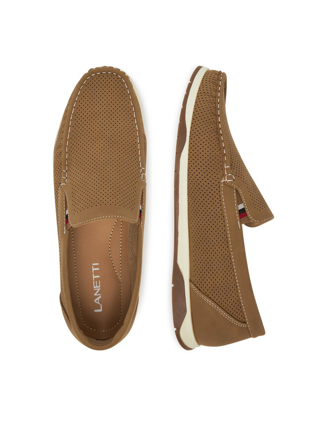 Lanetti Мокасини Lanetti MSS20515-02 Бежевий