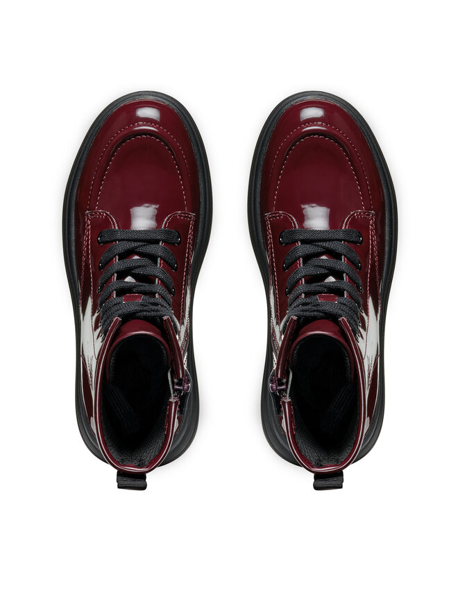 Geox Zimski škornji Geox J Phaolae Girl J46ETA 000HH C7357 M Bordo rdeča