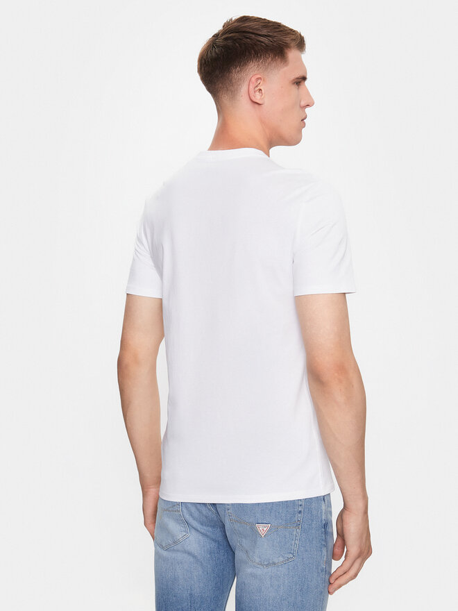 Guess Guess Marškinėliai M2YI37 I3Z14 Balta Slim Fit