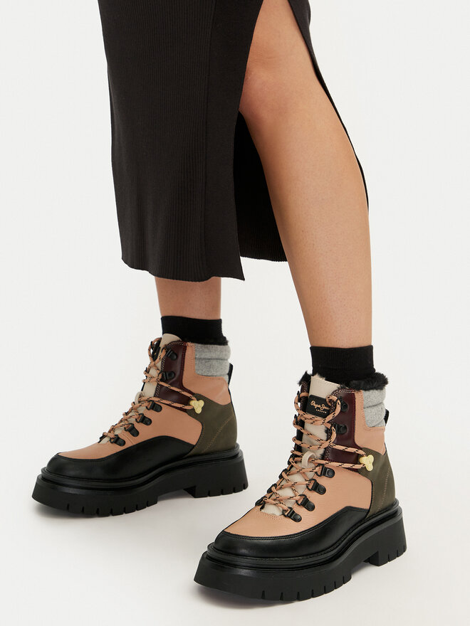 Pepe Jeans Μποτάκια Pepe Jeans PLS50526 Μπεζ
