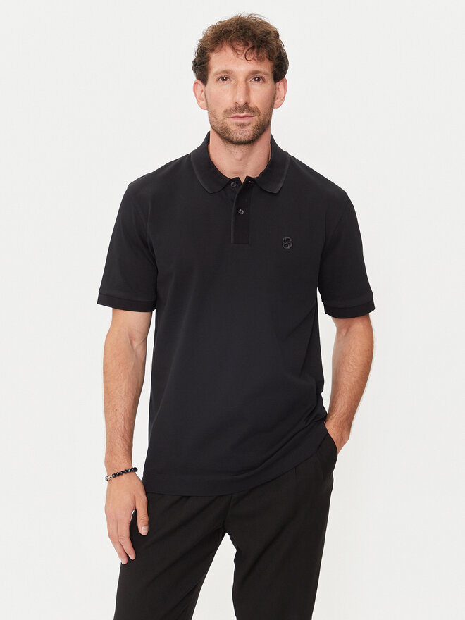 BOSS Boss Поло Parlay 210 50512112 Чорний Regular Fit