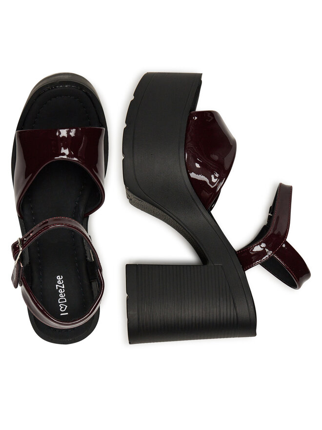 DeeZee Sandali DeeZee ZB8358-1 Bordo rdeča