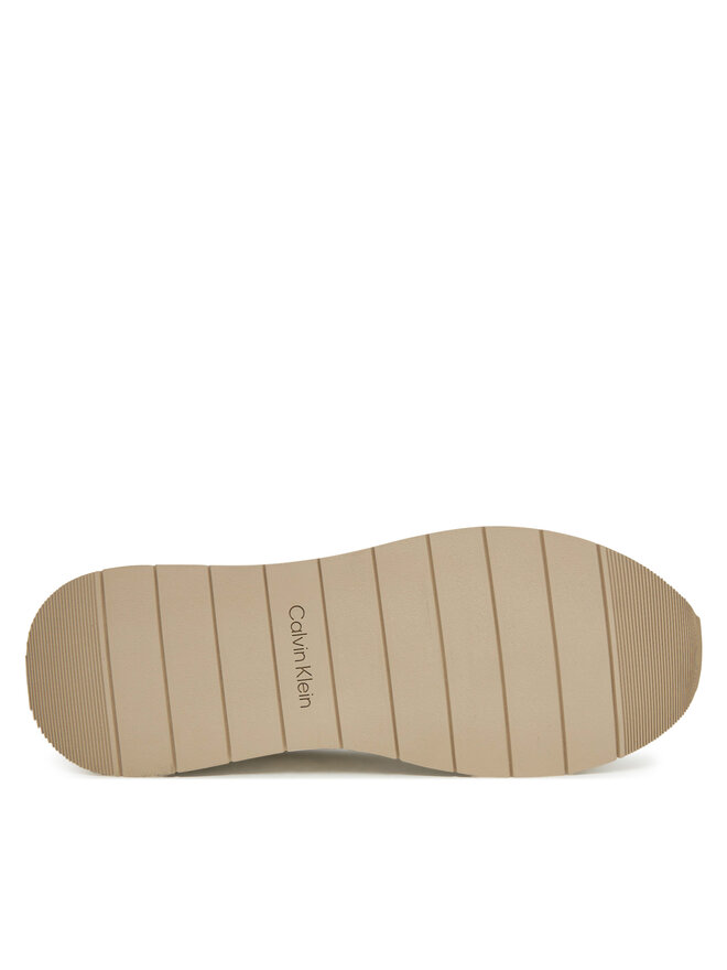 Calvin Klein Снікерcи Calvin Klein Low Top Lace Up Tmbl Lth HM0HM01804 Білий