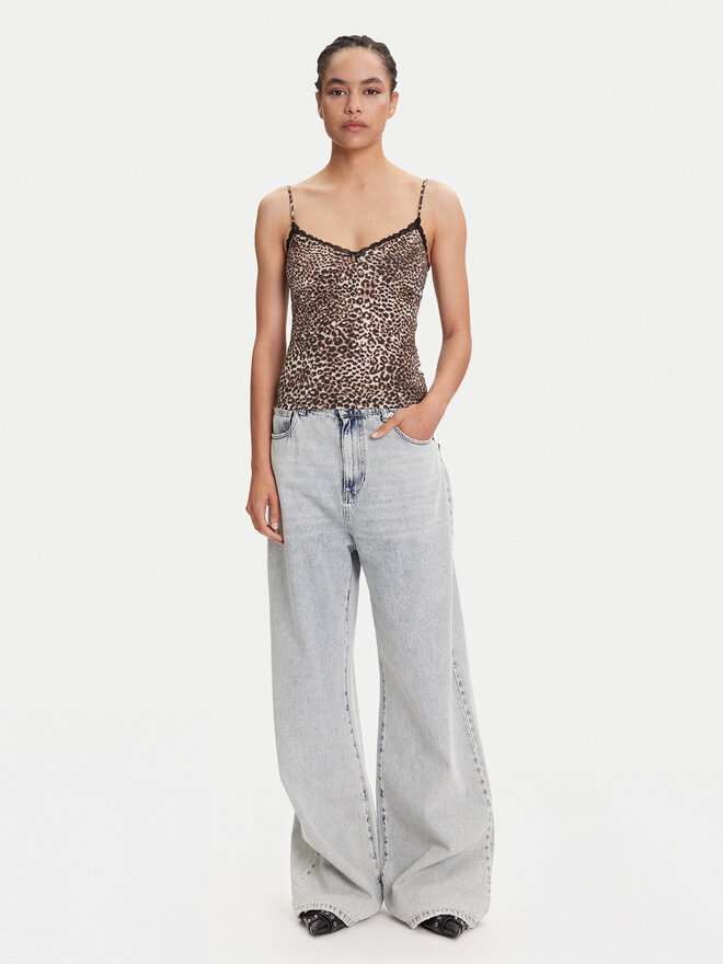 Miss Sixty Miss Sixty Top 6S1SJ54300 Marrón Slim Fit