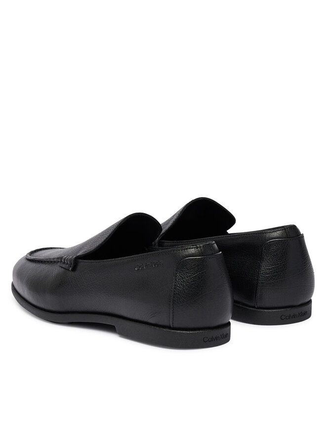 Calvin Klein Slipper Calvin Klein Low Prof Loafer Txt Lth HM0HM02175 Schwarz