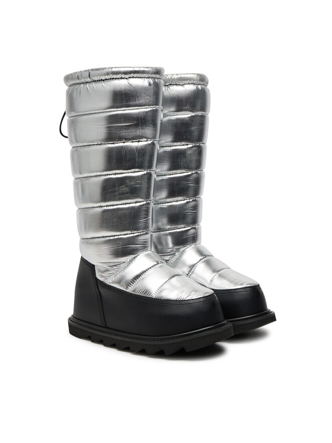 United Nude Škornji za sneg United Nude Zembla Bubble Boot 10885141190 Srebrna