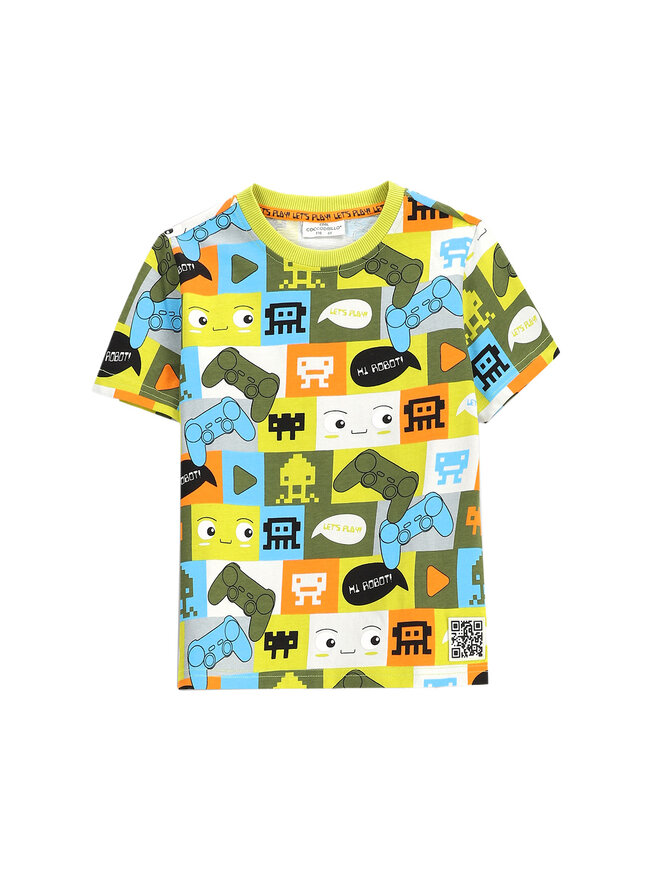 Coccodrillo Coccodrillo Camiseta WC5143202GBK De color Regular Fit