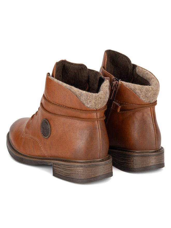 Rieker Schnürschuhe Rieker 71440-25 Braun