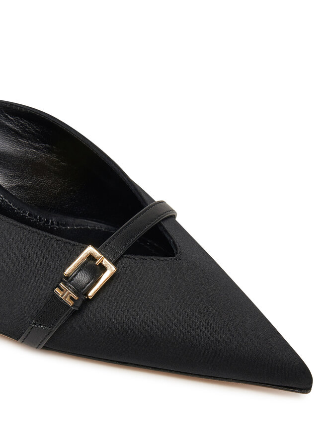 Elisabetta Franchi Pantoletten Elisabetta Franchi SA-33L-52E2 Schwarz