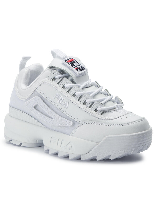 Sneakersy Fila Disruptor II Patches Wmn 5FM00538.100 Bia y eobuwie .pl