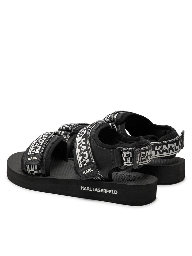 KARL LAGERFELD Sandále KARL LAGERFELD KL70511 Čierna