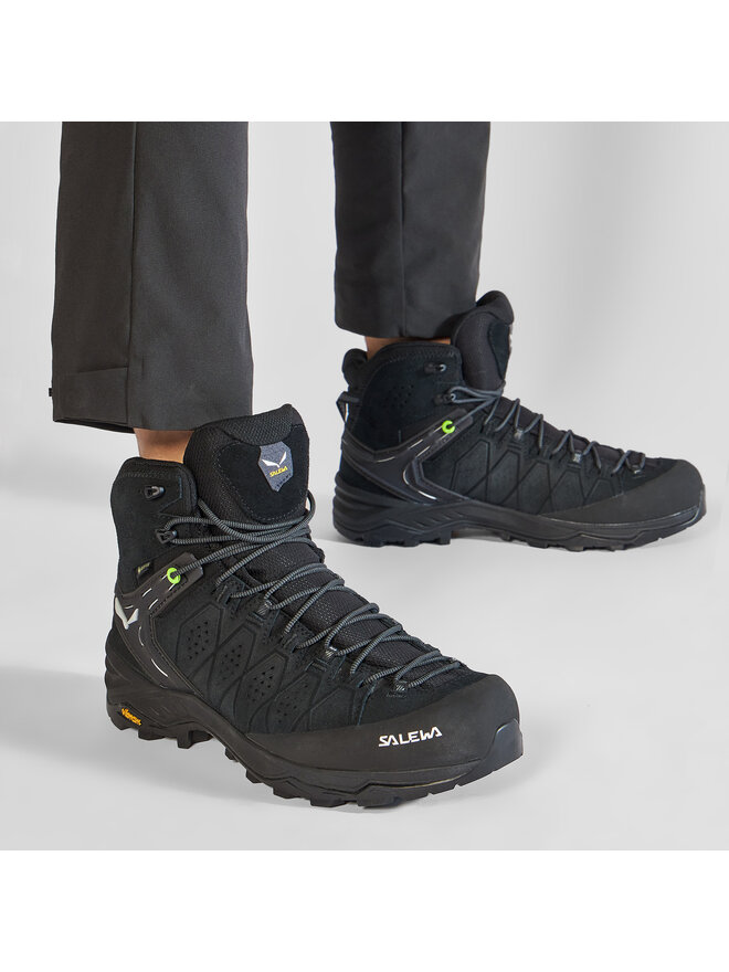 Salewa Трекінгові черевики Salewa Ms Alp Trainer 2 Mid Gtx GORE-TEX 61382-0971 Чорний