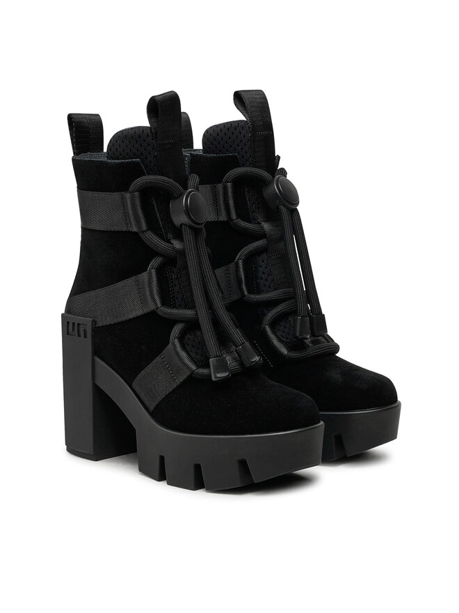 United Nude Μποτάκια United Nude Grip Nomad Mid II 107640157 Μαύρο
