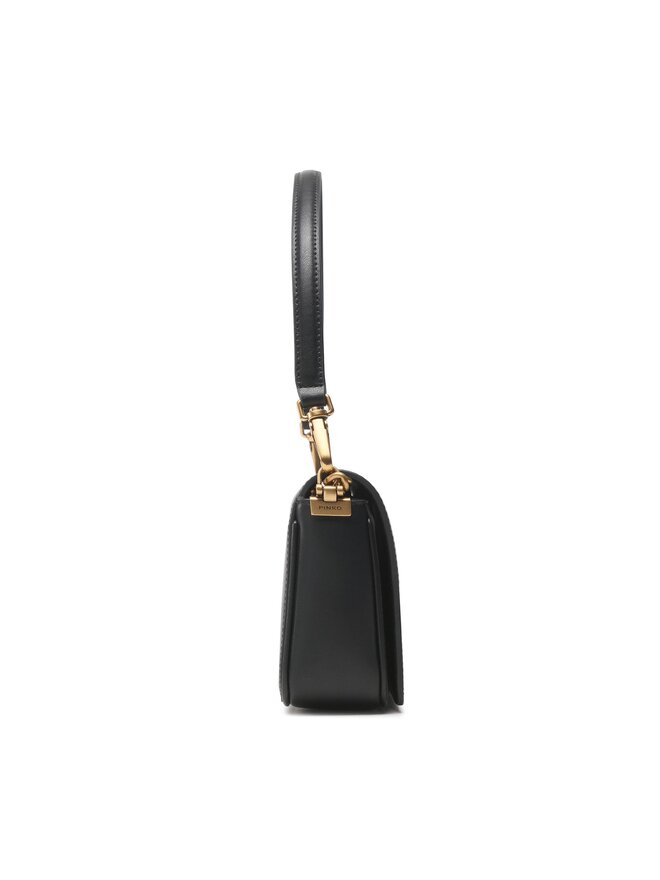 PINKO Handtasche Pinko Love Click Baguette Mini Vitello Seta PE 23 PLTT100068 A0F1 Schwarz