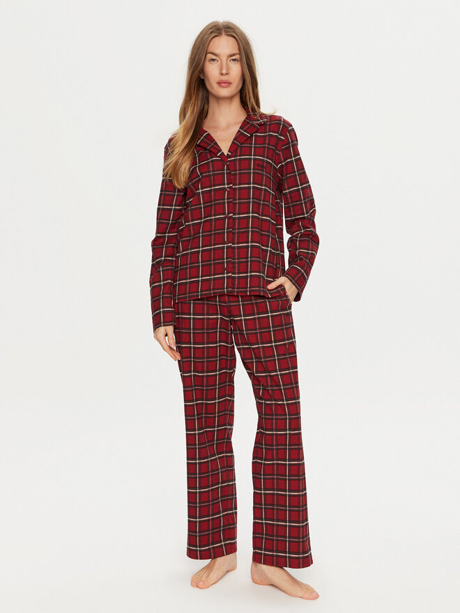 BOSS BOSS Pijama 50527259 Rojo Relaxed Fit