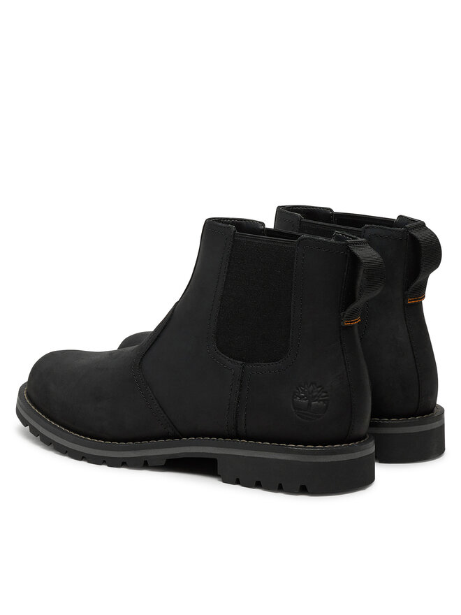 Timberland Μποτάκια με λάστιχο Timberland Larchmont TB1A2NHW0151 Μαύρο