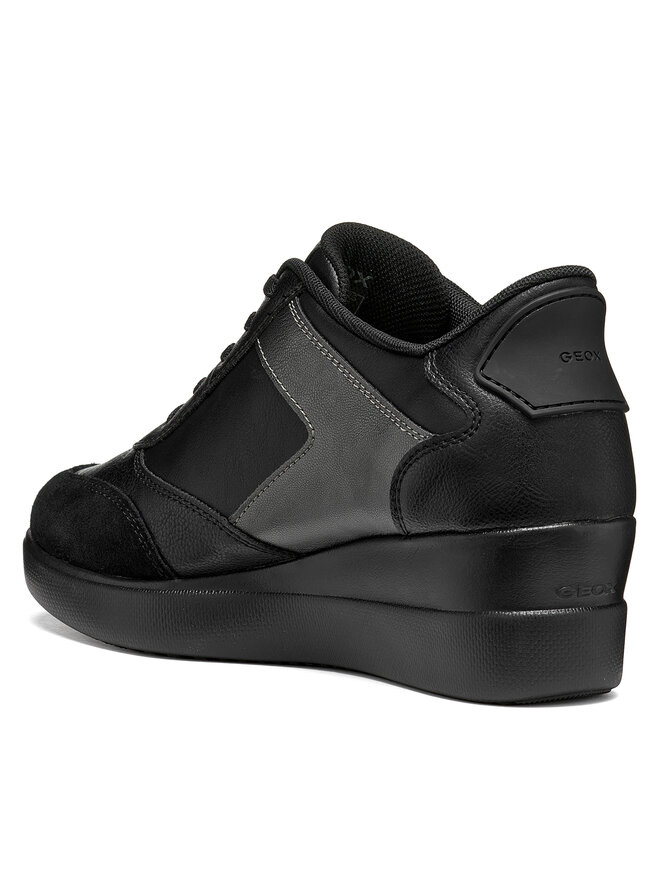Geox Halbschuhe Geox D Stardust Plus D680QB 5422 C9999 Schwarz