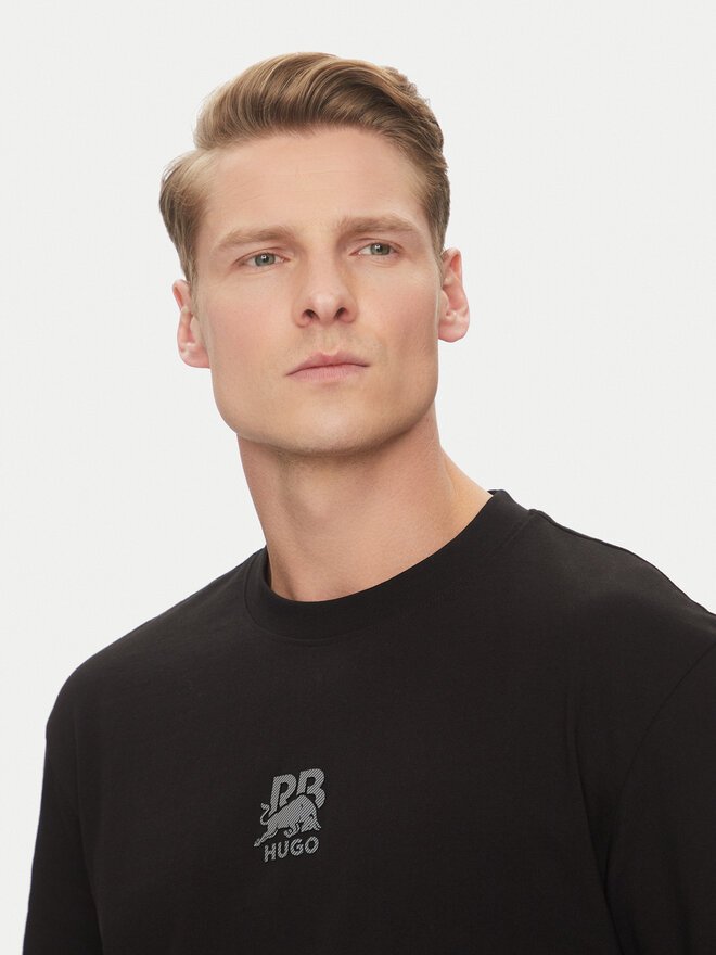HUGO HUGO Camiseta Deckies_RB 50542766 Negro Regular Fit