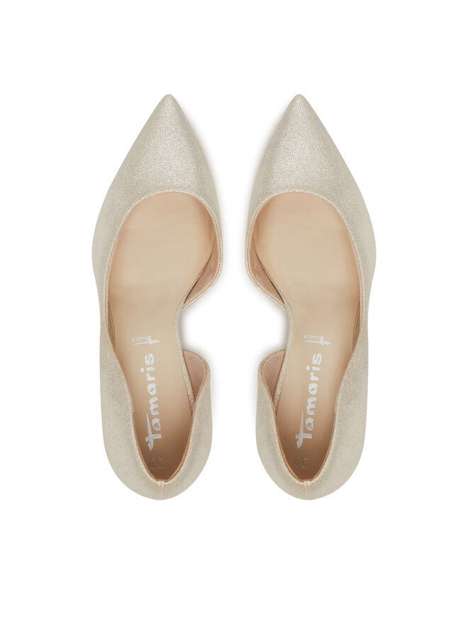 Tamaris Szpilki Tamaris 1-22456-44 Złoty