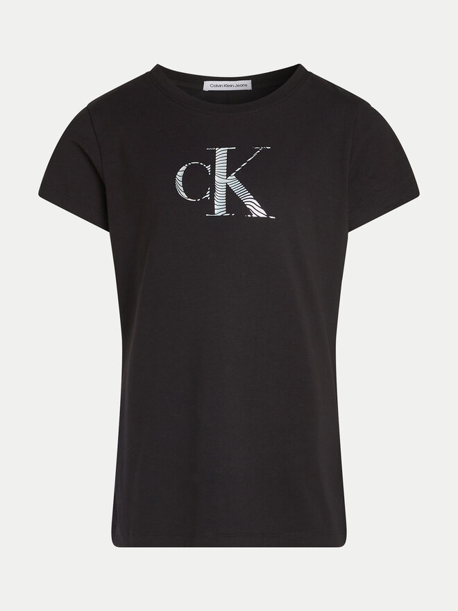Calvin Klein Jeans Calvin Klein Jeans T-Shirt Iridescent IG0IG02433 Μαύρο Regular Fit