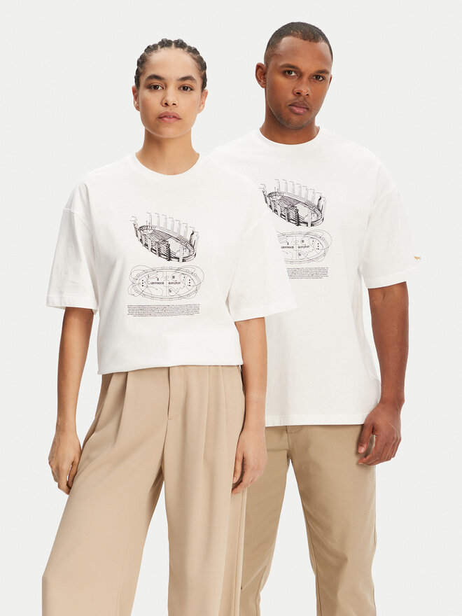 Puma Puma Camiseta Unisex Harry Potter 630092 Blanco Oversize
