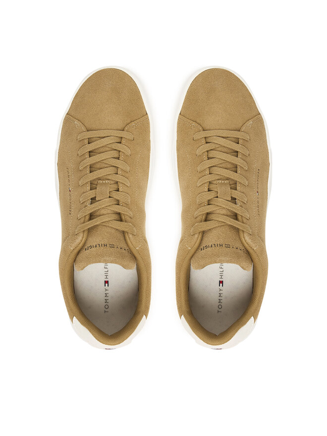 Tommy Hilfiger Sportcipők Tommy Hilfiger Th Court Core Suede FM0FM05716 Barna