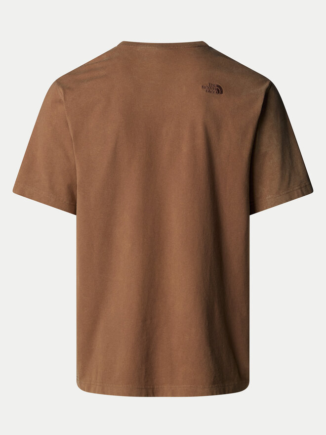 The North Face The North Face Marškinėliai Nature NF0A8BVY Ruda Loose Fit