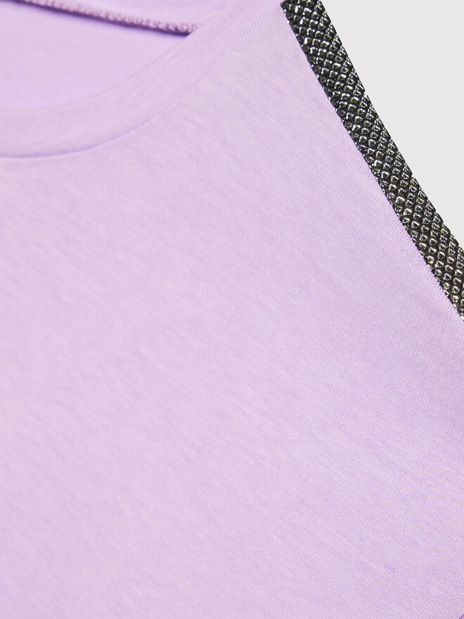 United Colors Of Benetton United Colors Of Benetton Marškinėliai 3I1XC102T Violetinė Regular Fit