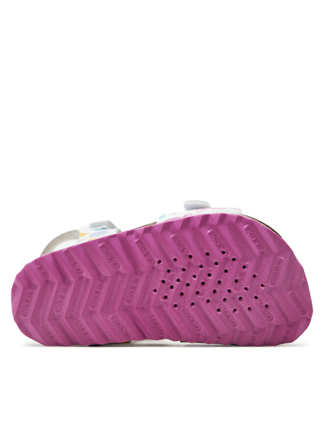 Geox Sandále Geox B Sandal Chalki Girl B922RA 000HH C0653 M Biela