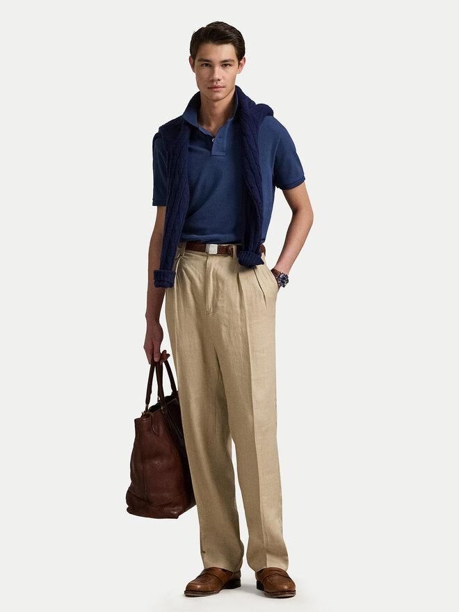 Polo Ralph Lauren Polo Ralph Lauren Поло 710536856459 Cиній Slim Fit