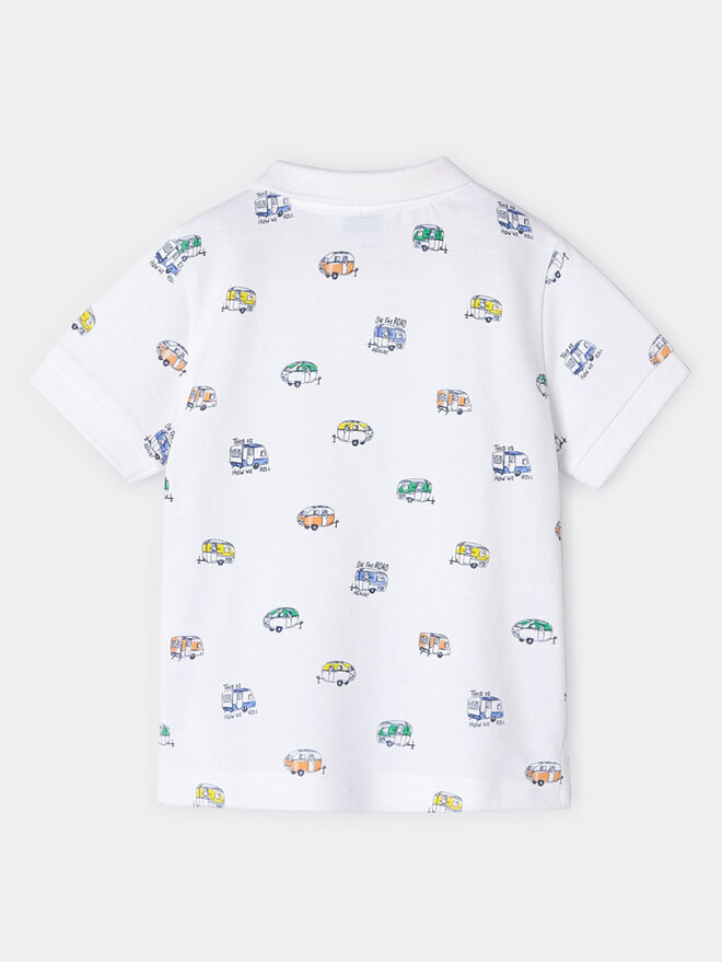 Mayoral Mayoral Поло 3107 Білий Regular Fit
