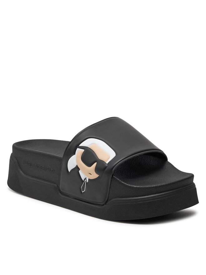KARL LAGERFELD Klapki KARL LAGERFELD KL88808N Czarny