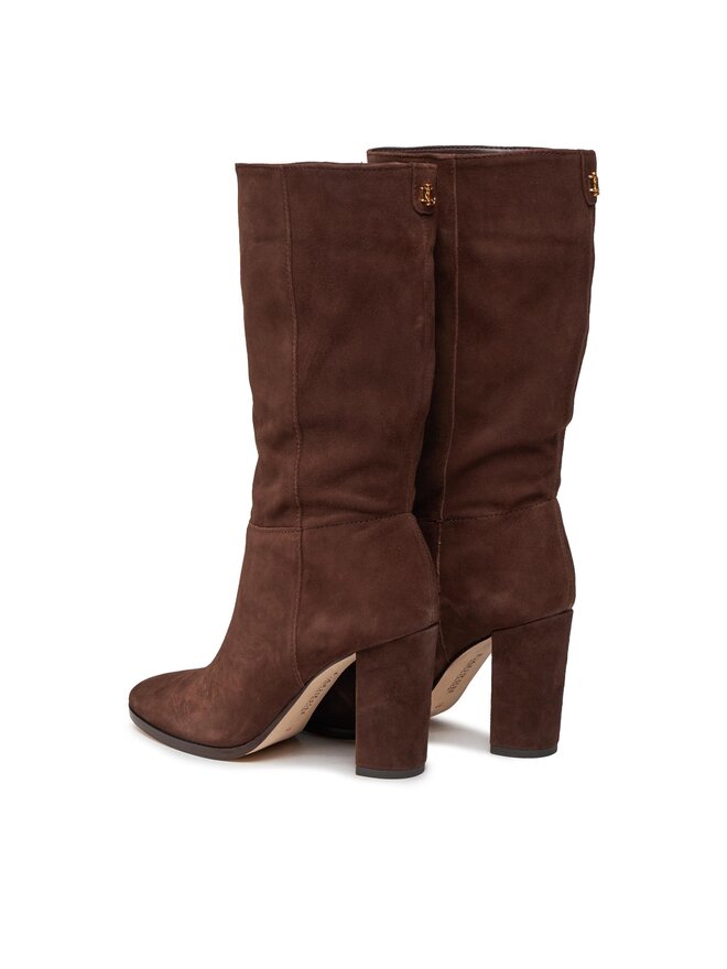 LAUREN RALPH LAUREN Kozačky Lauren Ralph Lauren 802917374002 Hnědá