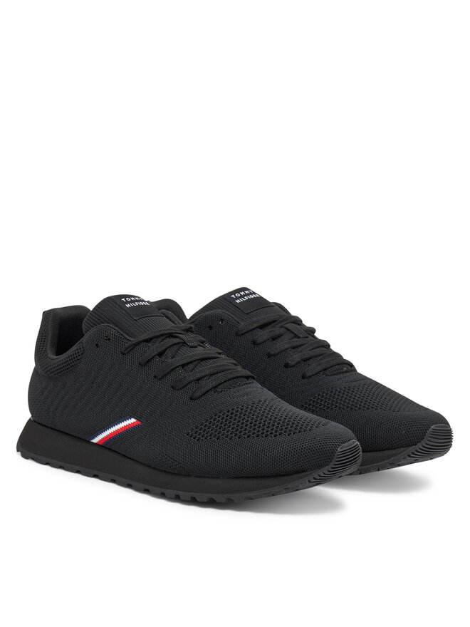 Tommy Hilfiger Sneakers Tommy Hilfiger New Runner Eva Corpo Knit FM0FM05648 Nero
