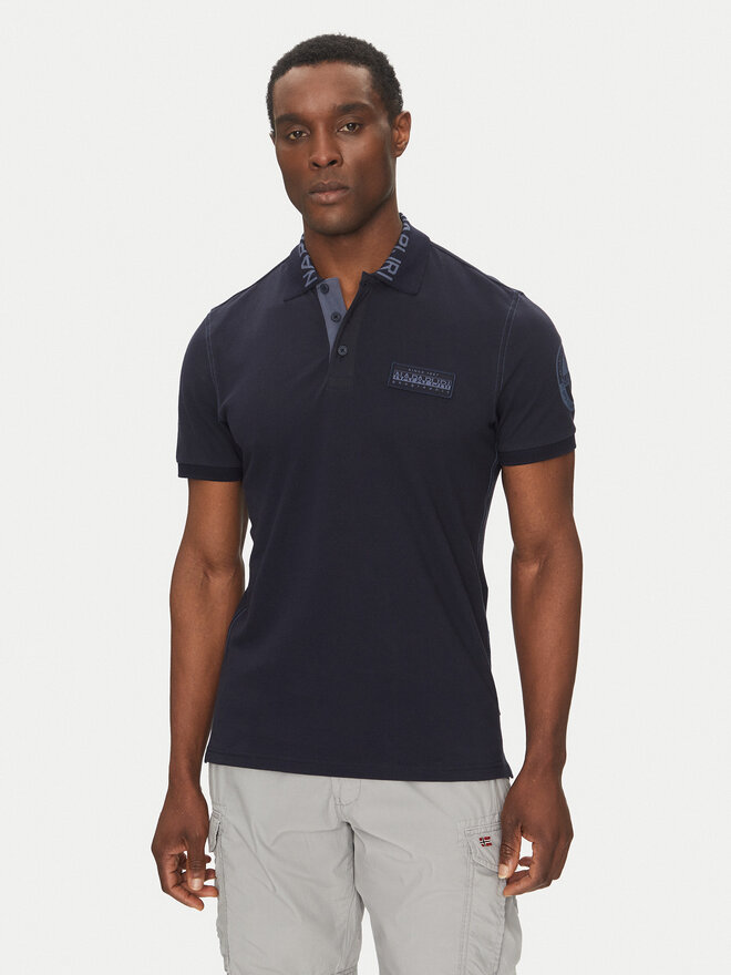 Napapijri Napapijri Polo E-Amundsen NP0A4IN9 Azul marino Regular Fit