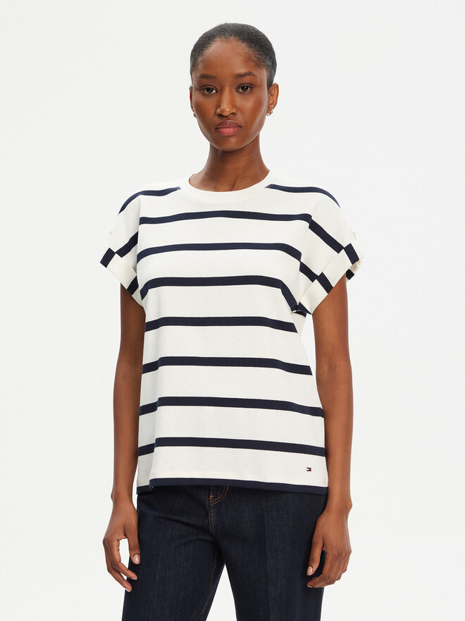 Tommy Hilfiger Tommy Hilfiger Póló Gold Button WW0WW45628 Sötétkék Regular Fit