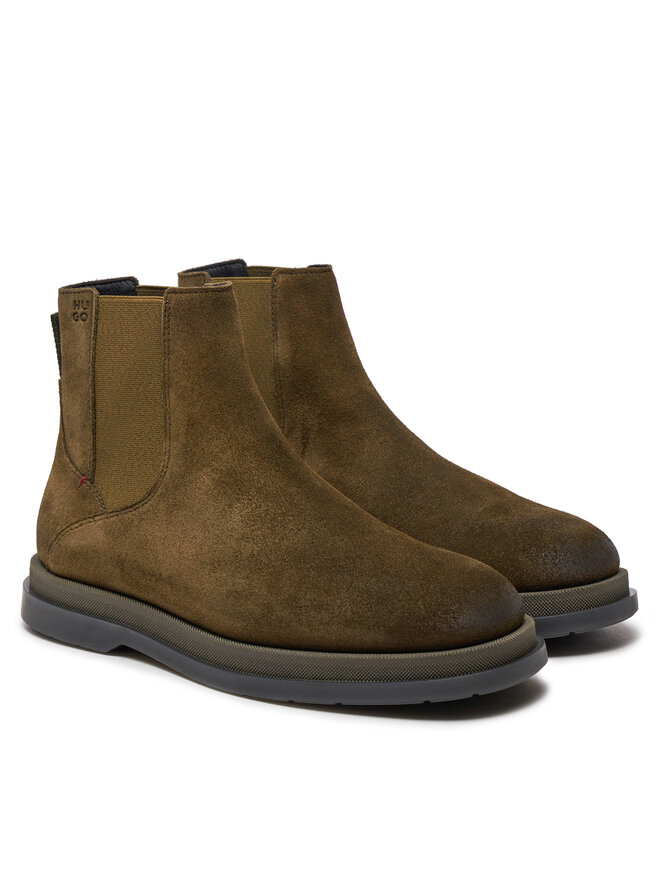 HUGO Klassische Stiefeletten Hugo Chaol Cheb 50522967 Grün