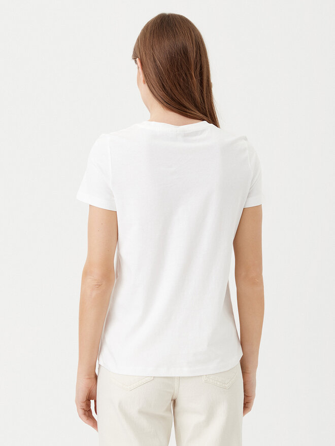 Vero Moda Vero Moda T-shirt Viva 10322077 Bijela Regular Fit