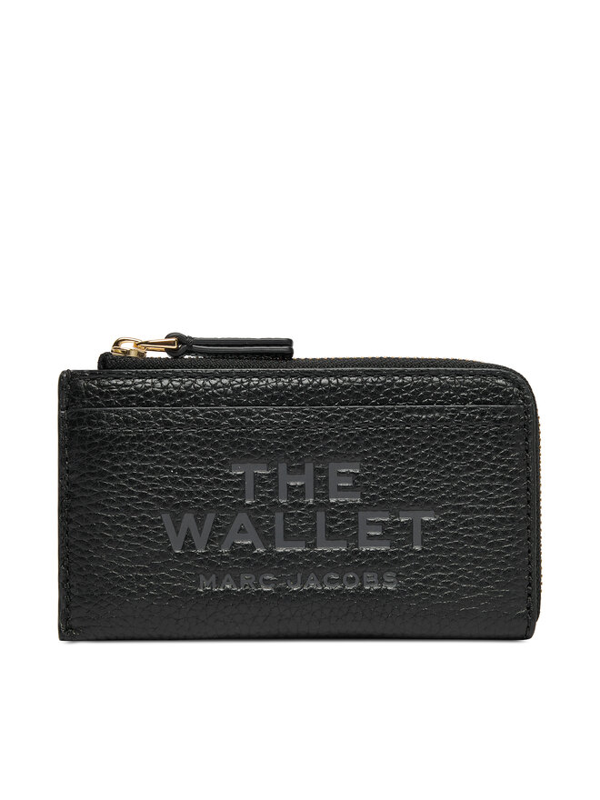 Marc Jacobs Гаманець для монет Marc Jacobs The Leather Top Zip Multi 2S4SMP010S02 Чорний
