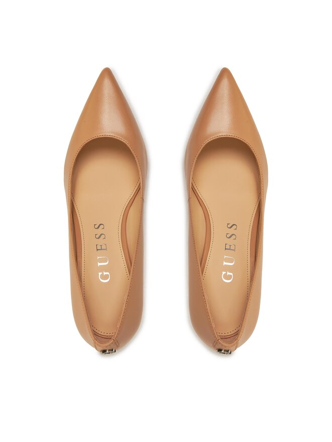 Guess Scarpe stiletto Guess Bravo4 FLPBV4 LEA08 Beige