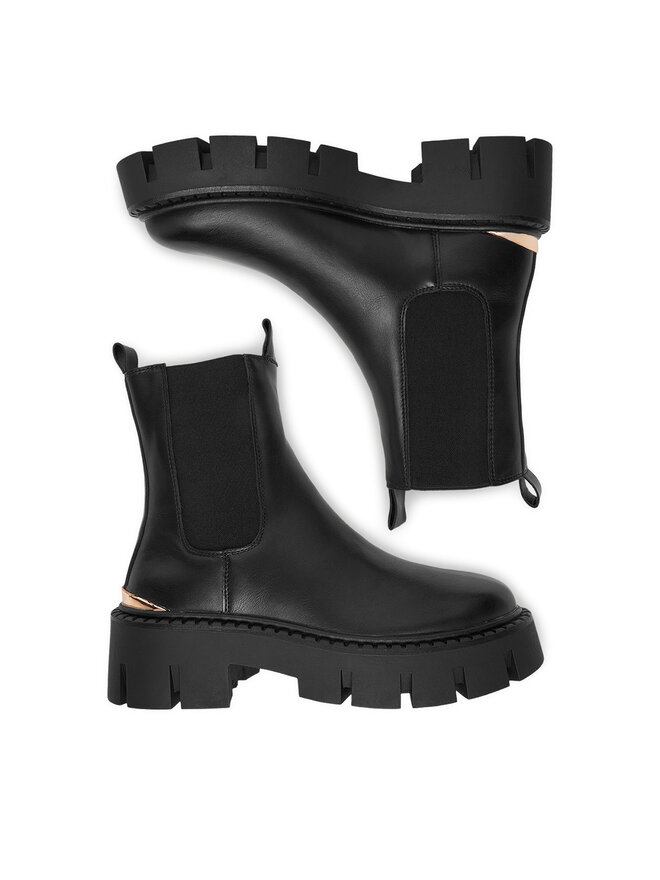 DeeZee Klassische Stiefeletten DeeZee 24249-1 Schwarz