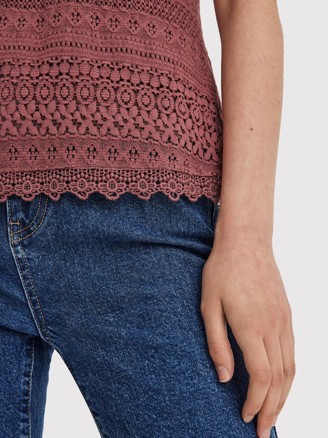 Vero Moda Vero Moda Top Honey 10190150 Dunkelrot Regular Fit