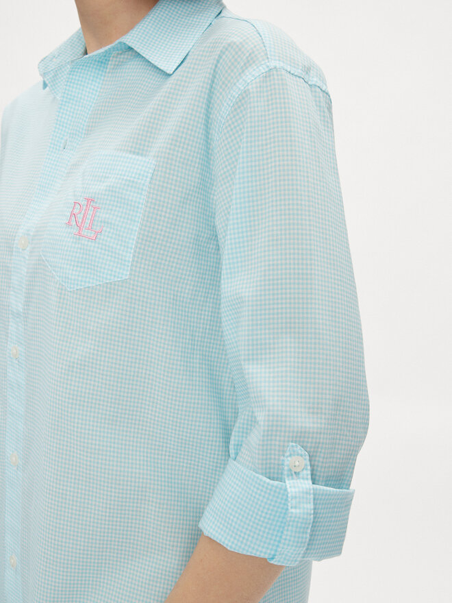 LAUREN RALPH LAUREN Lauren Ralph Lauren Нічна сорочка ILN32317 Блакитний