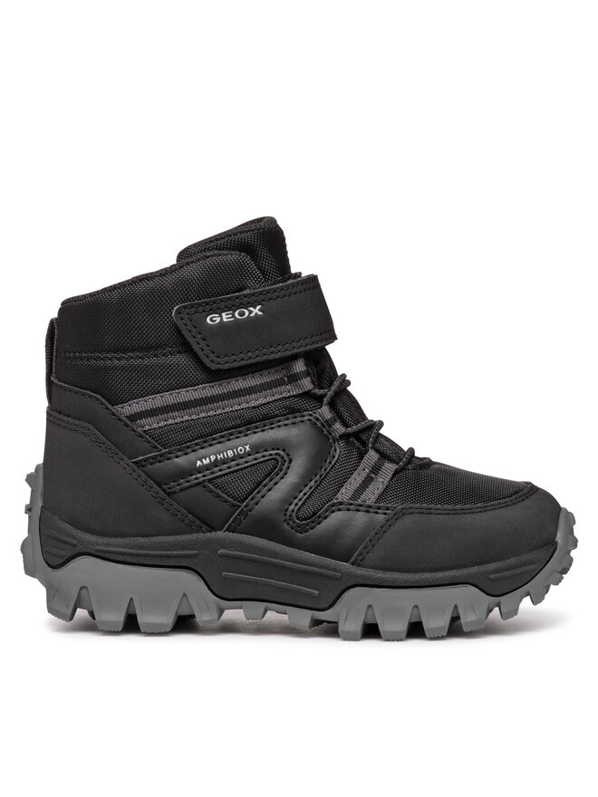 Geox Kozačky Geox J Himalaya Boy B Abx J46FRD 050FU C9999 M Černá